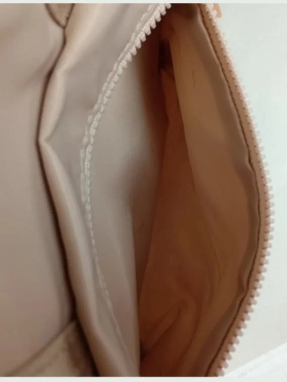 Divided H&M Beige Smiley Face Charm Top Handle Shoulder Straps Backpack Purse‎